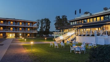 Front of property – evening/night