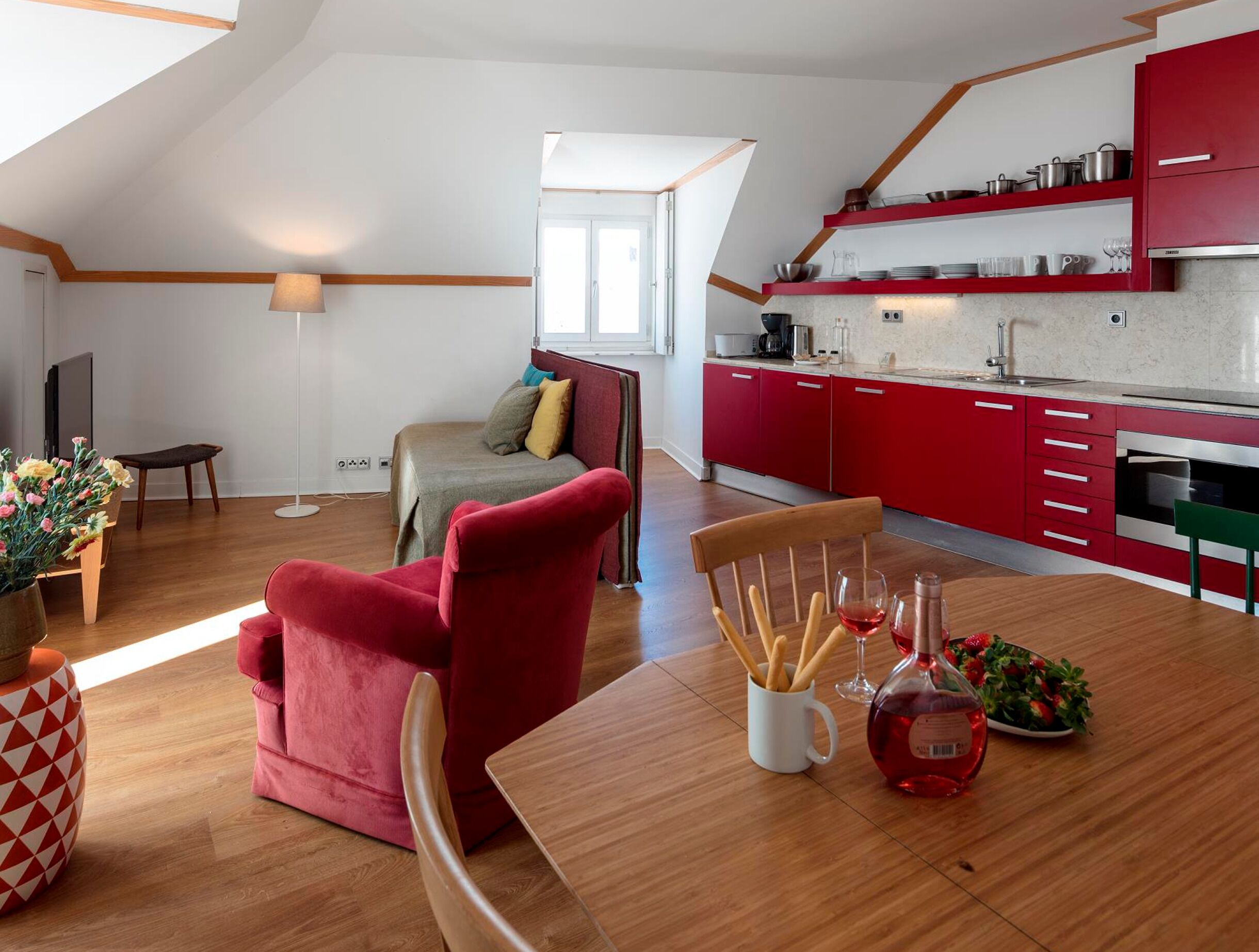 Superior 1 Bedroom Apartment | Eget kjøkken | Kjøleskap, ovn, kokeplater og oppvaskmaskin
