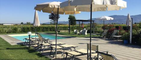 Outdoor pool, a rooftop pool