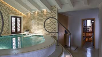 Behandlingsrum til par, kropsbehandlinger, hot stone-massage