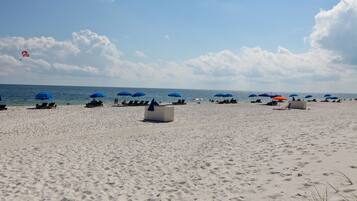 On the beach