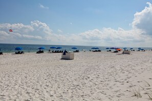 On the beach