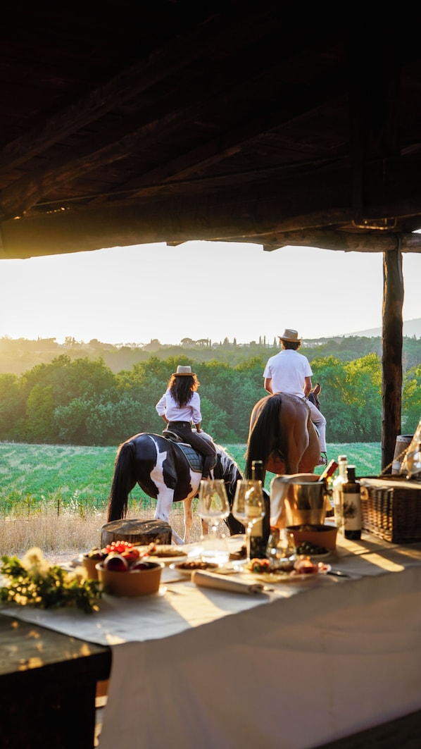 Horse riding