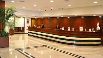 Quiosque de check-in/check-out