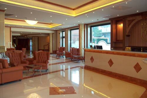 Lobby sitting area