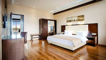 Apartment, City View | 1 bedroom, premium bedding, minibar, in-room safe