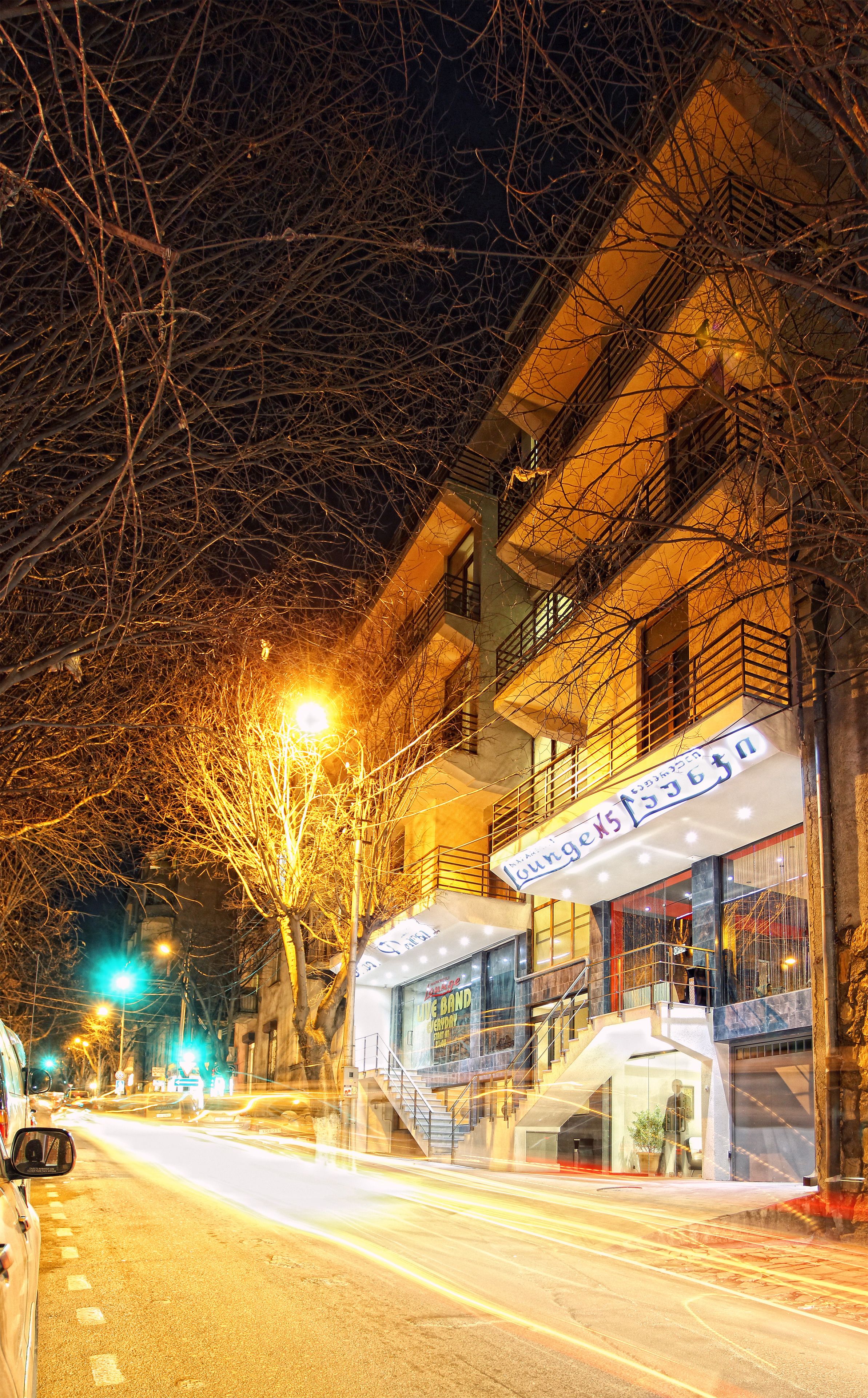 front of property – evening/night