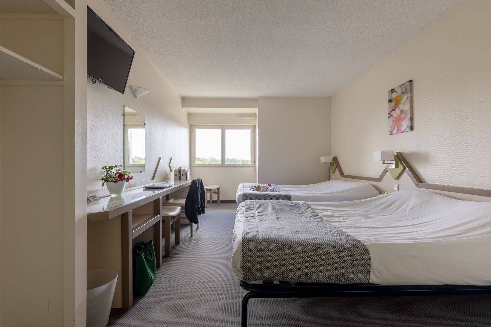 1 bedroom, desk, soundproofing, iron/ironing board