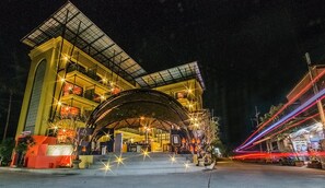 Front of property – evening/night