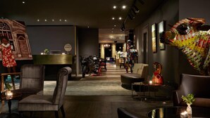 Sitteområde i lobbyen