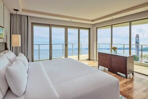 海湾套房 | 1 多间卧室、高档床上用品、羽绒被、迷你吧