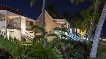 Front of property – evening/night