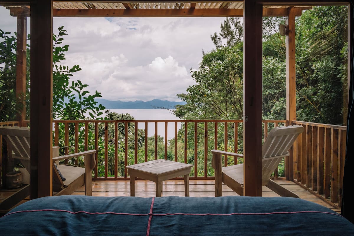 Cabin, Private Bathroom, Lake View | View from room