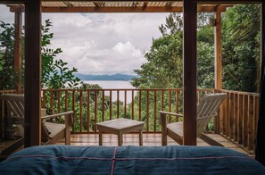 Baita, bagno privato, vista lago | Vista dalla camera