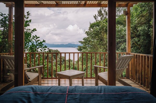 Cabin, Private Bathroom, Lake View | View from room