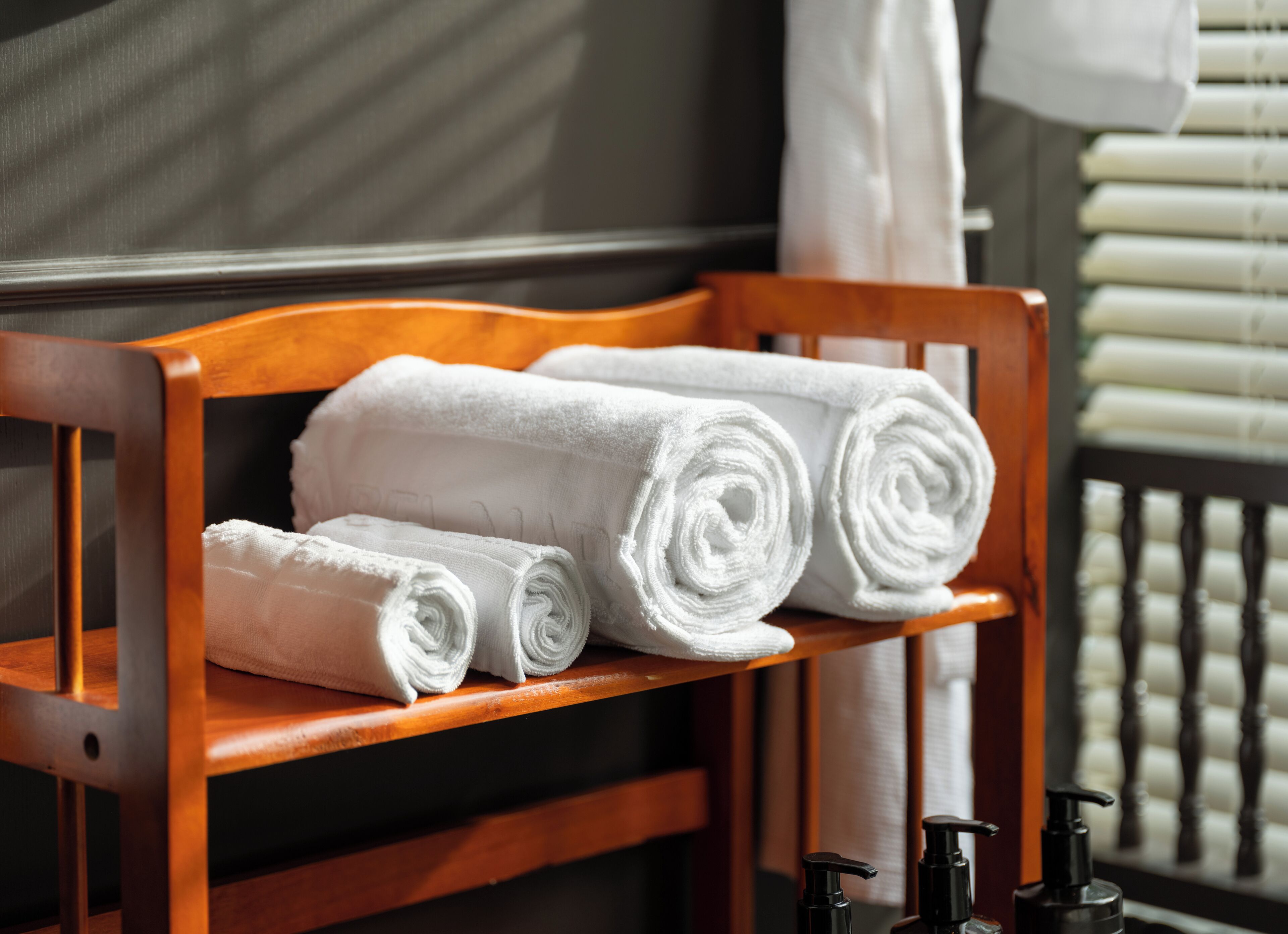 marina suite | bathroom amenities | free toiletries, hair dryer, bathrobes, slippers
