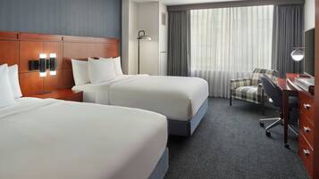 Room, 2 Queen Beds, Non Smoking | 1 bedroom, in-room safe, desk, laptop workspace