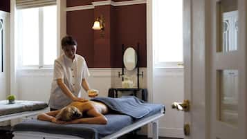 Aromatherapy, body wraps, body scrubs, massages