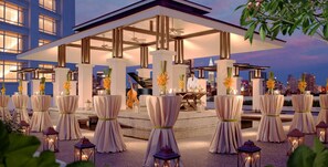 Área para banquetes al aire libre