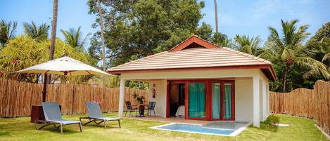 Superior-Doppel- oder -Zweibettzimmer, 1 King-Bett | Terrasse/Patio