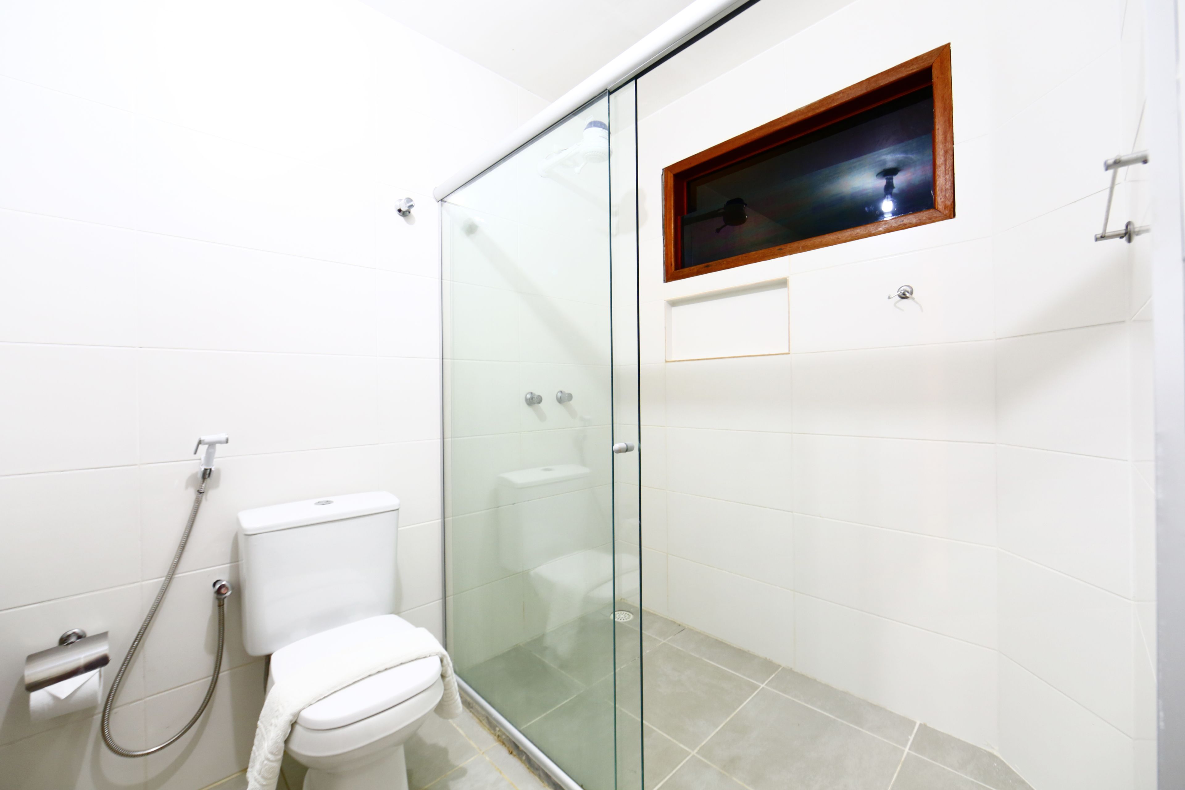 standard apartment, 1 queen bed | bathroom | shower, free toiletries, hair dryer, towels