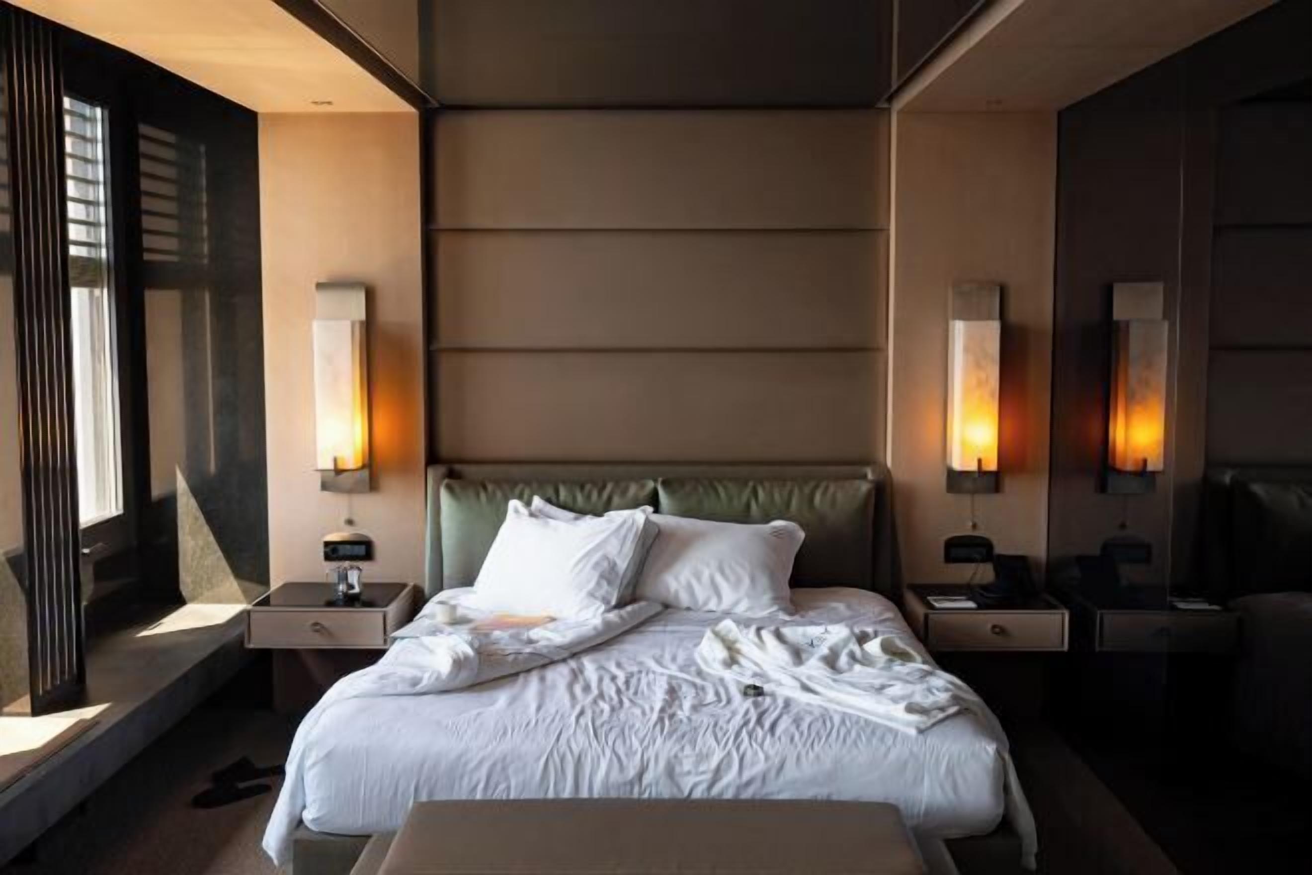 高級寢具、迷你吧、客房內保險箱、獨特裝潢