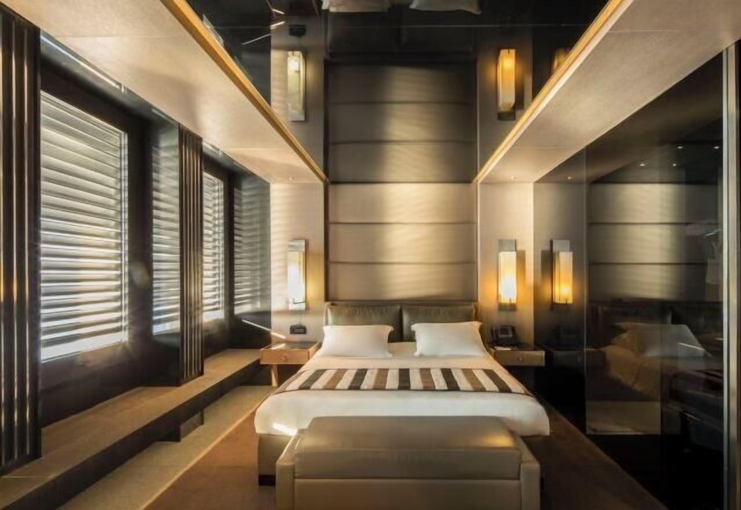 高級寢具、迷你吧、客房內保險箱、獨特裝潢