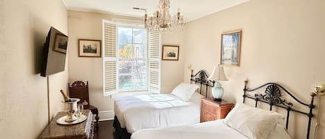 디럭스룸, 싱글침대 2개 | 다리미/다리미판, 무료 WiFi, 침대 시트