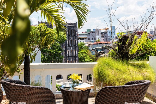 ห้องพาโนรามิกสวีท, ระเบียง (Duomo) | ลานระเบียง/นอกชาน