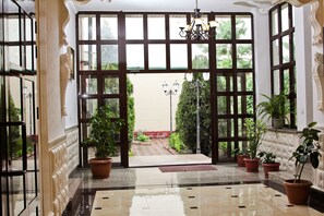 Interior entrance