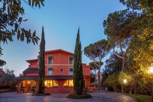 Front of property – evening/night