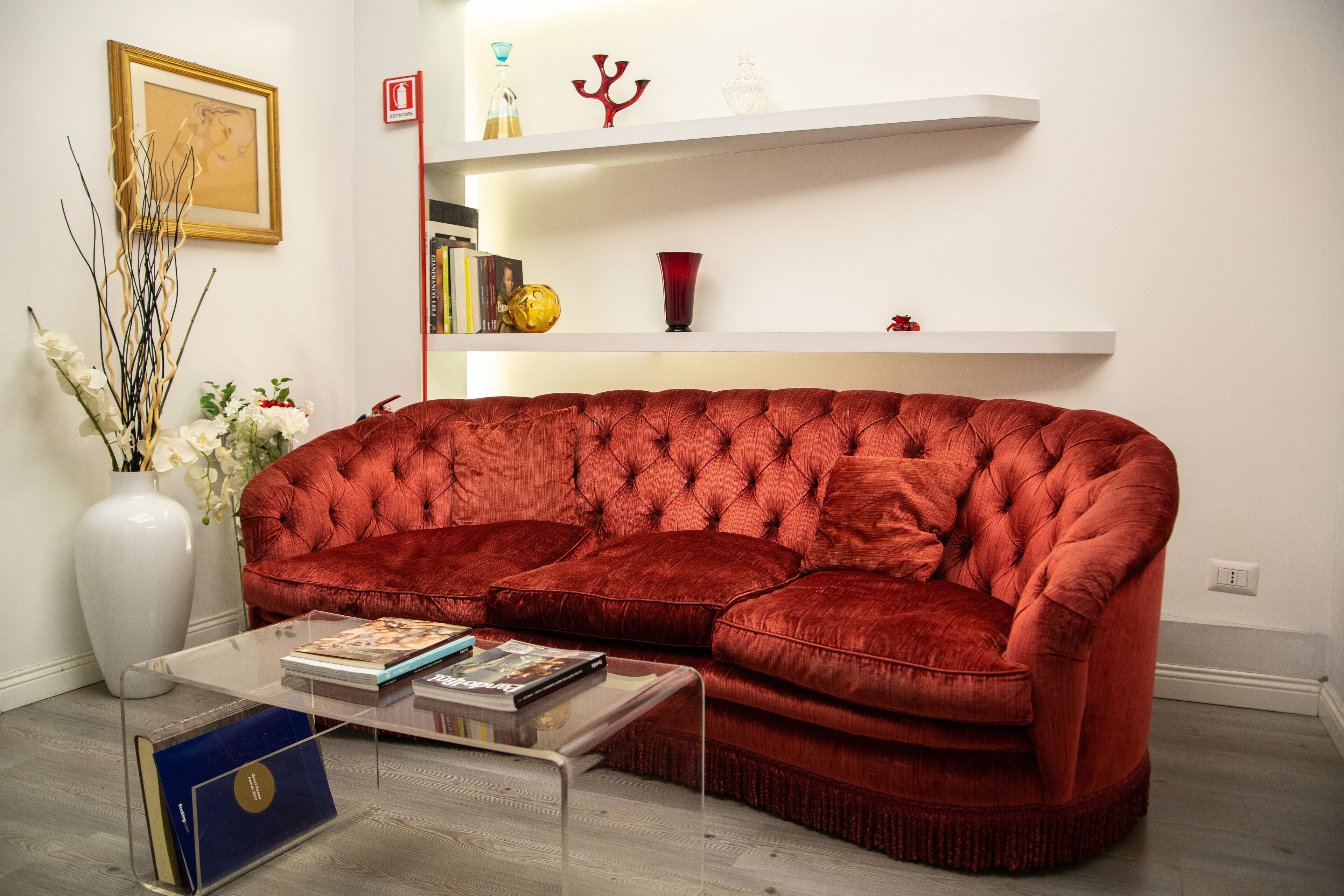 Coin salon dans le hall