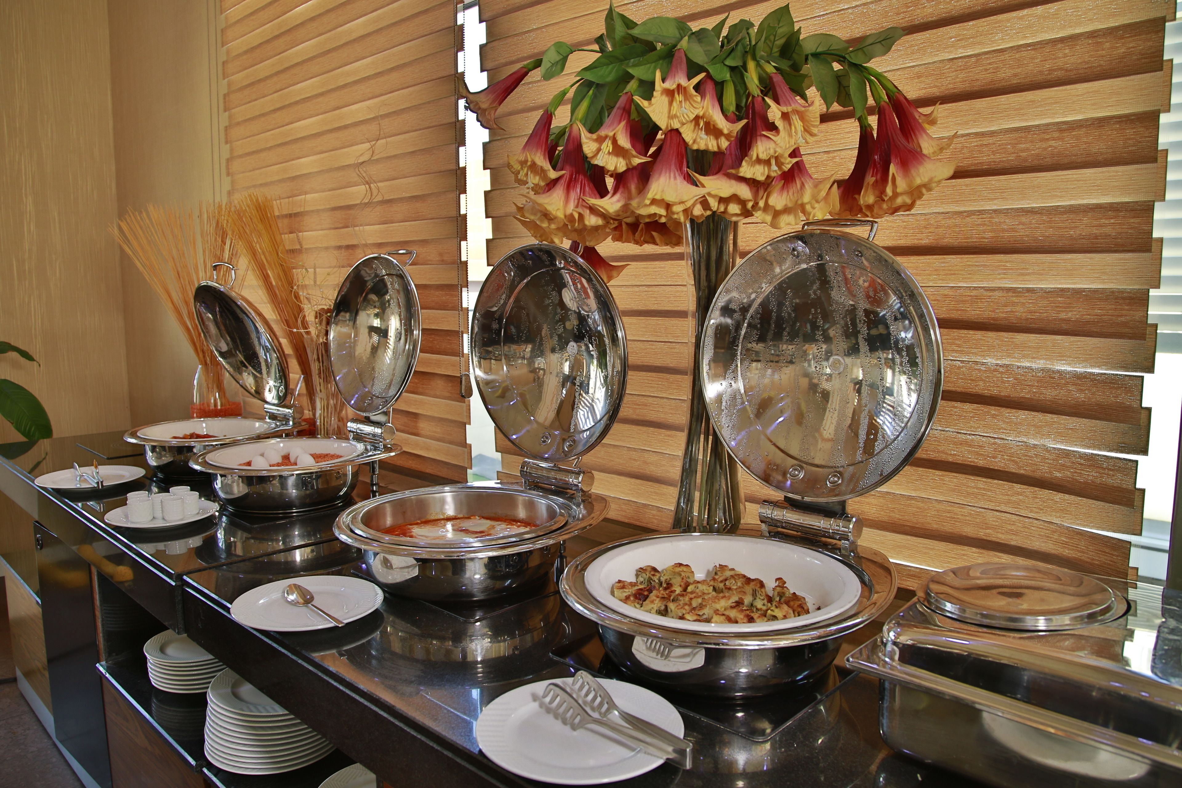 daily buffet breakfast (azn 12 per person)