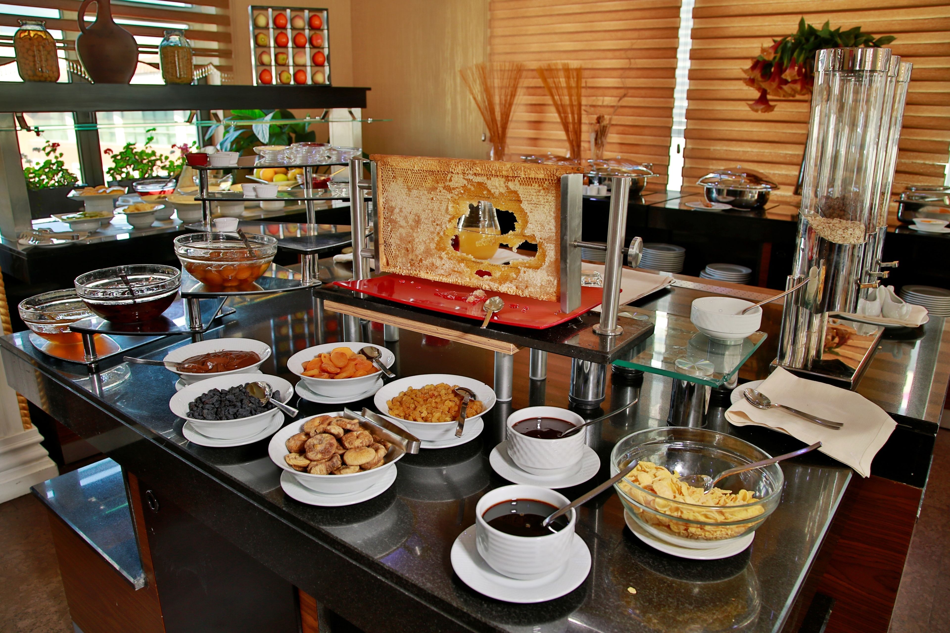 daily buffet breakfast (azn 12 per person)