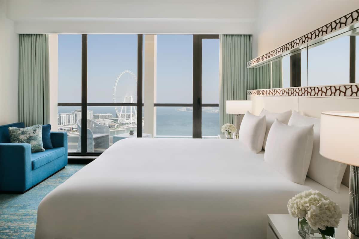 Ain Dubai View Room-Full Sea View with Balcony | 1 bedroom, minibar, in-room safe, desk