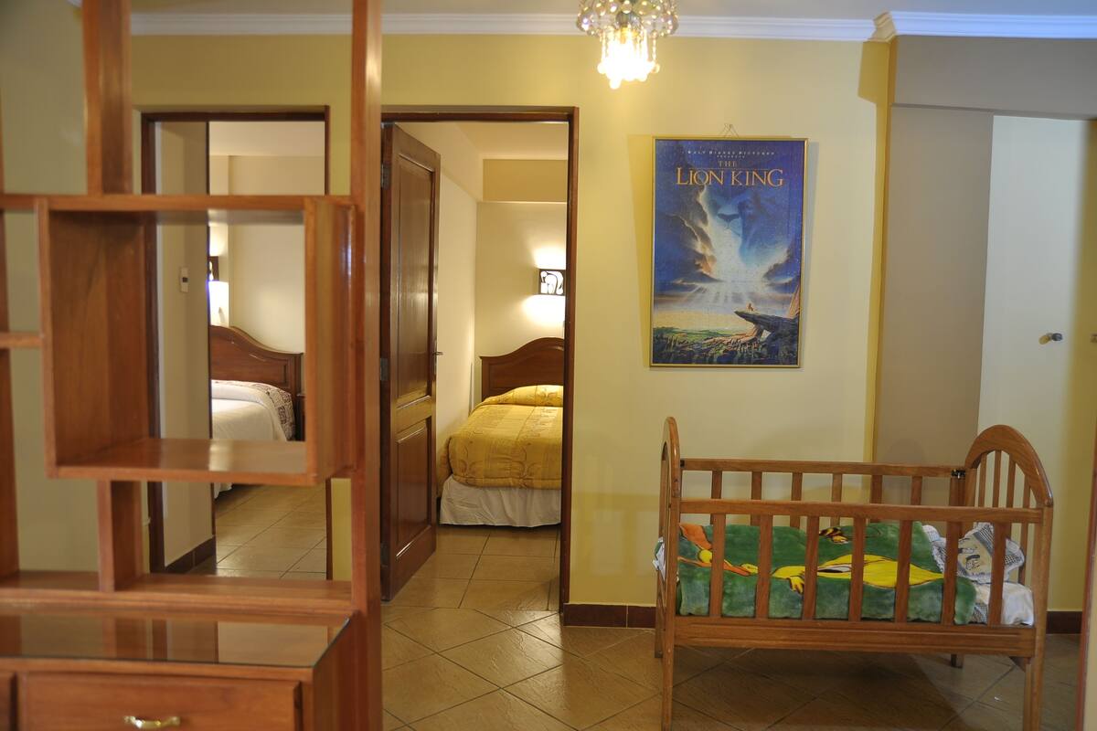Apartment, 3 Bedrooms (For 6 people) | 1 bedroom, minibar, in-room safe, desk