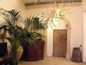 Interior entrance