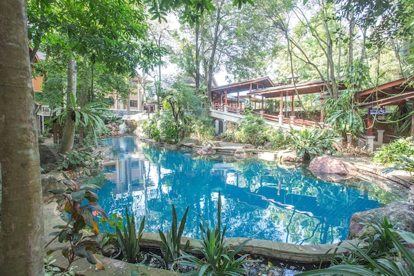 Indoor pool, outdoor pool