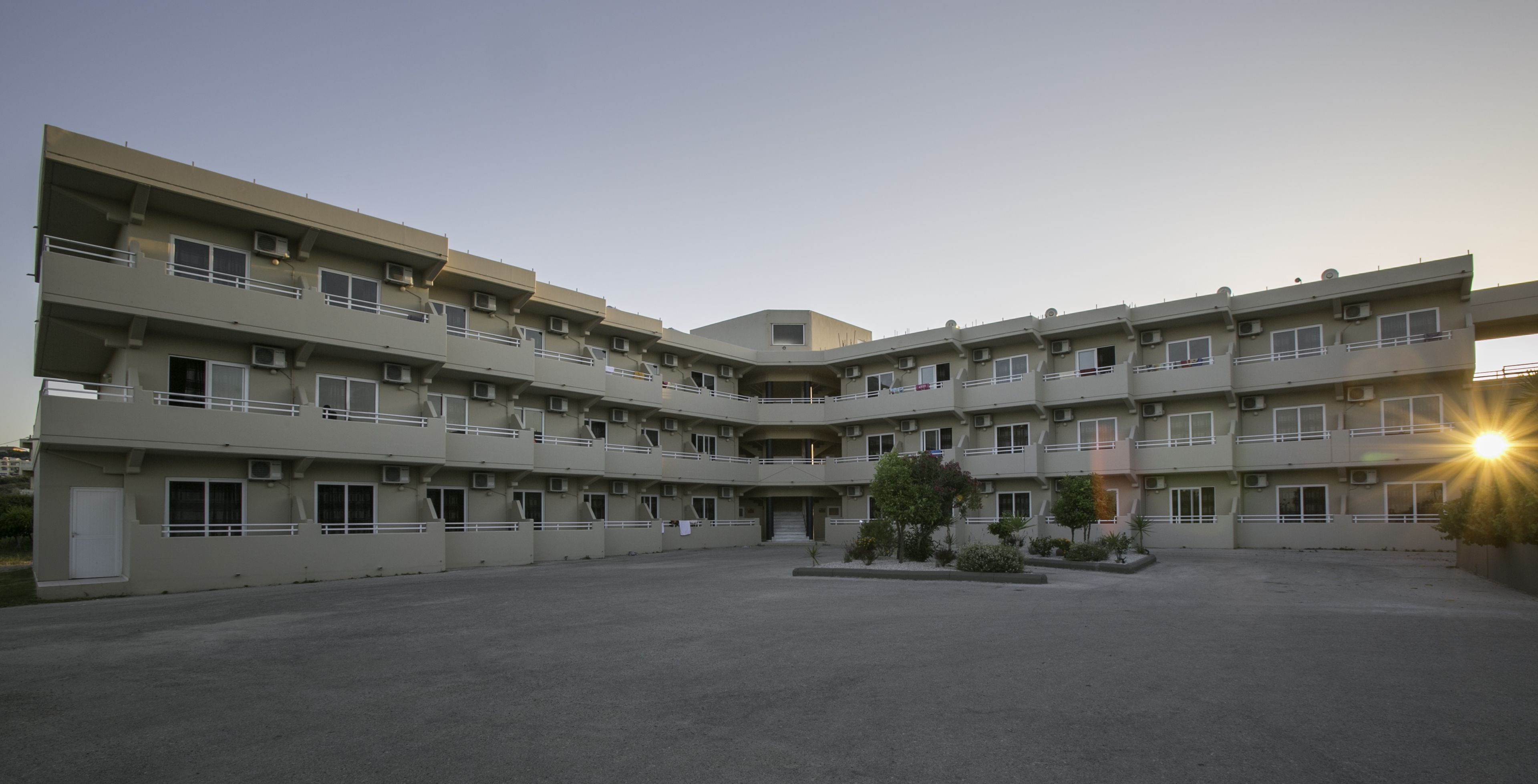 front of property – evening/night