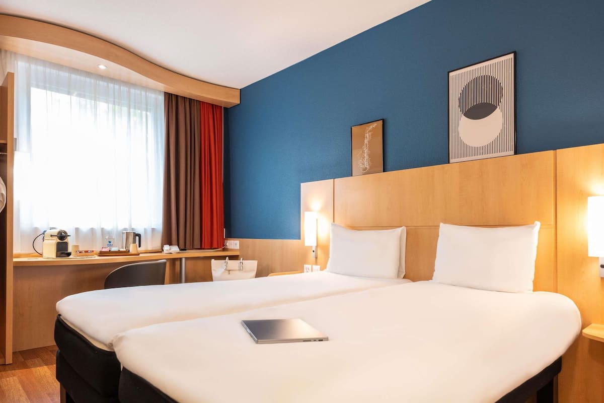 Chambre avec lits jumeaux, 2 lits une place