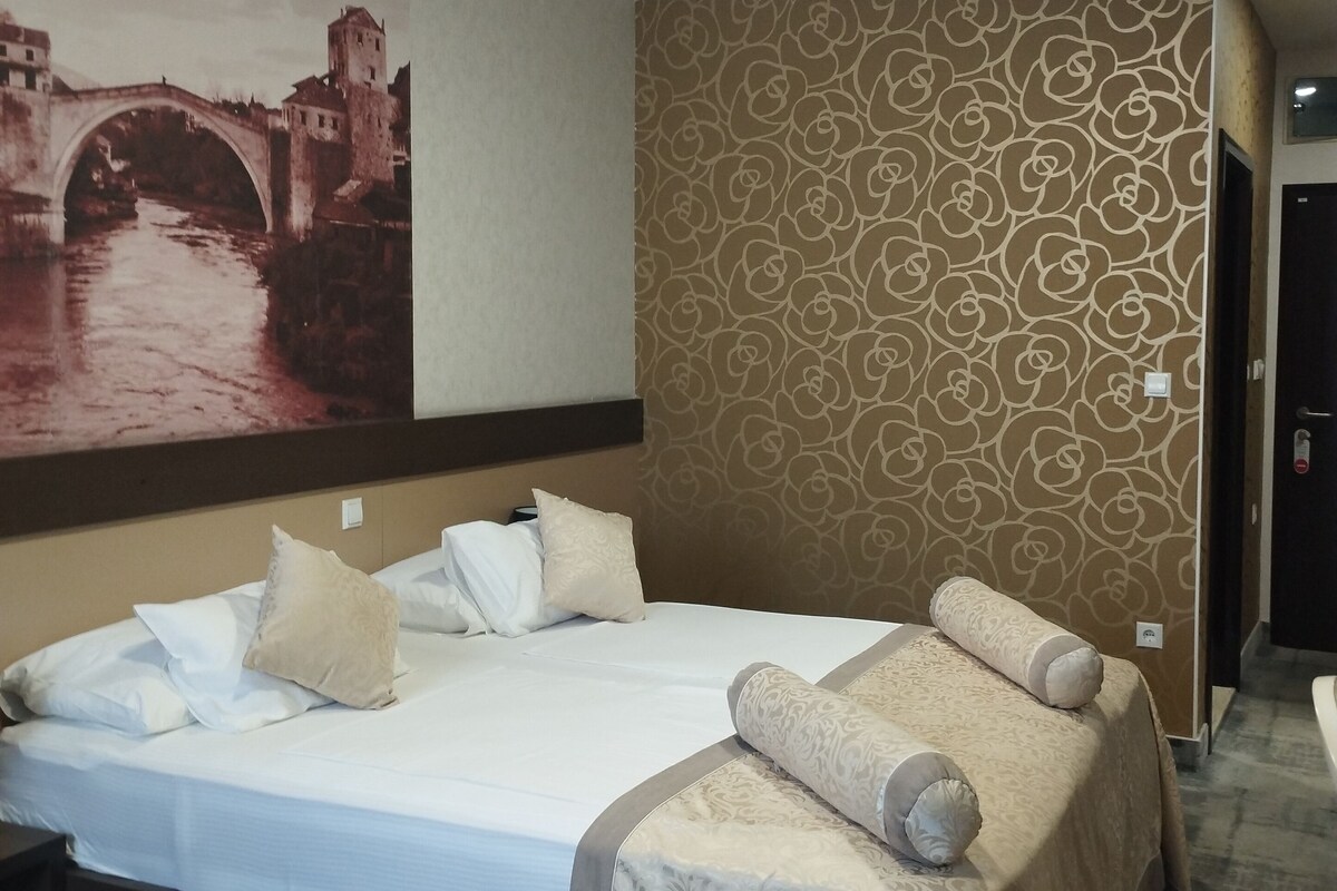 Standard Double Room | Premium bedding, in-room safe, desk, blackout drapes