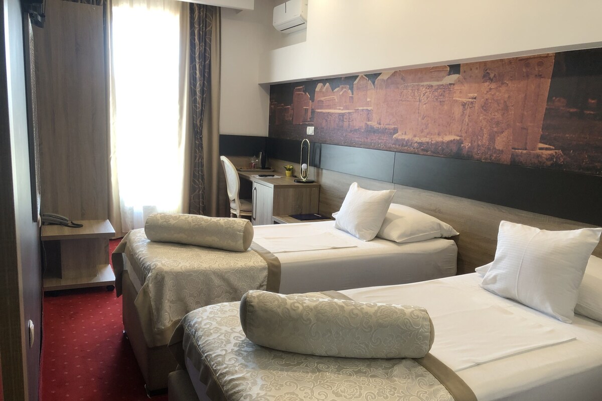 Deluxe Twin Room | Premium bedding, in-room safe, desk, blackout drapes