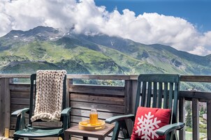 Appartement 6 personnes - 2 chambres - Balcon - Vue montagne | Udsigt fra værelset