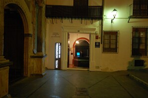 Front of property – evening/night