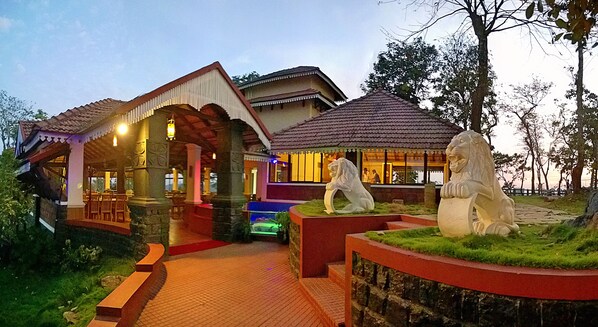 Front of property – evening/night