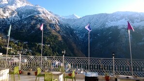 Blick auf die Berge