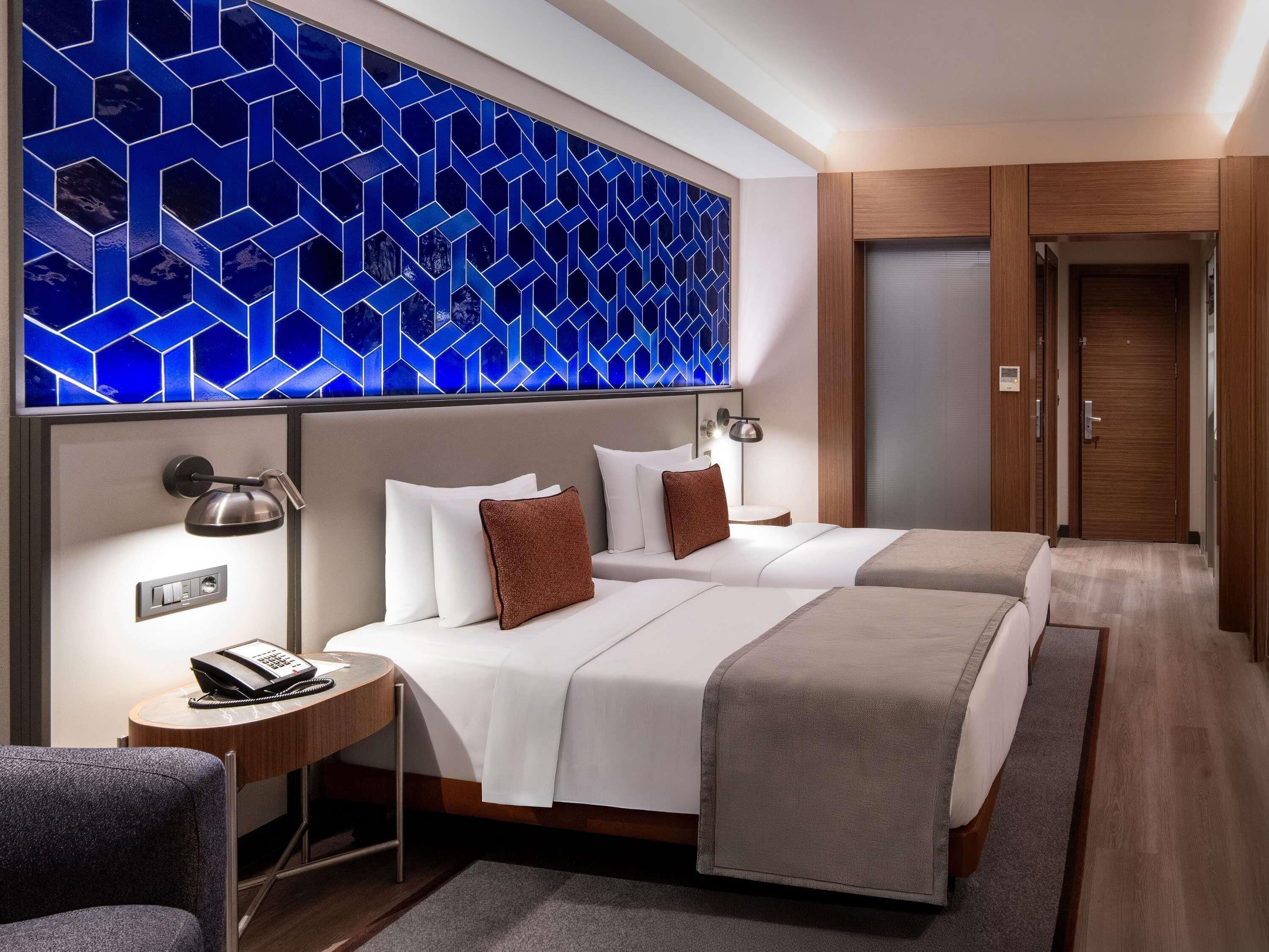 Down duvets, minibar, in-room safe, desk