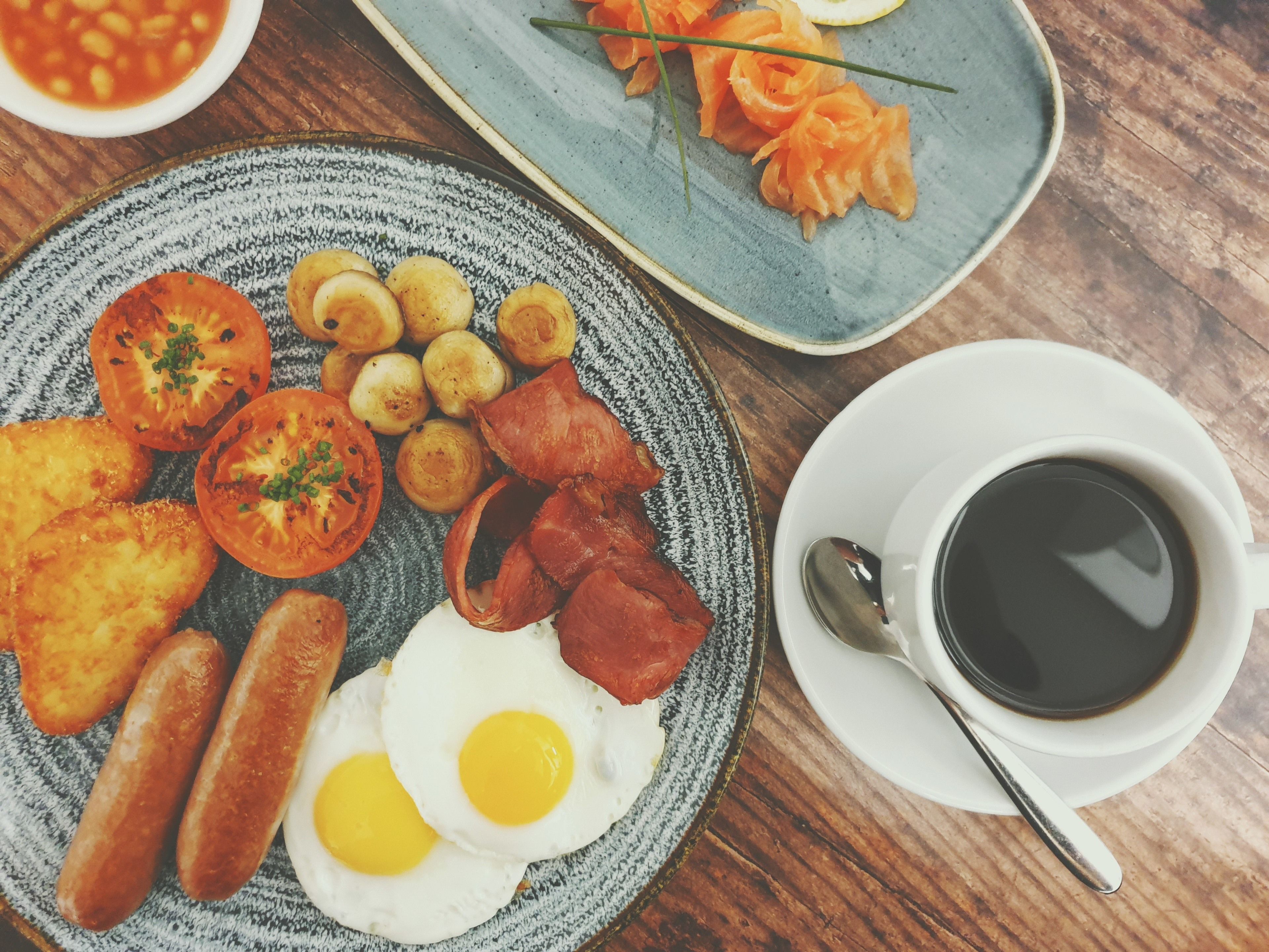 daily buffet breakfast (gbp 18.95 per person)