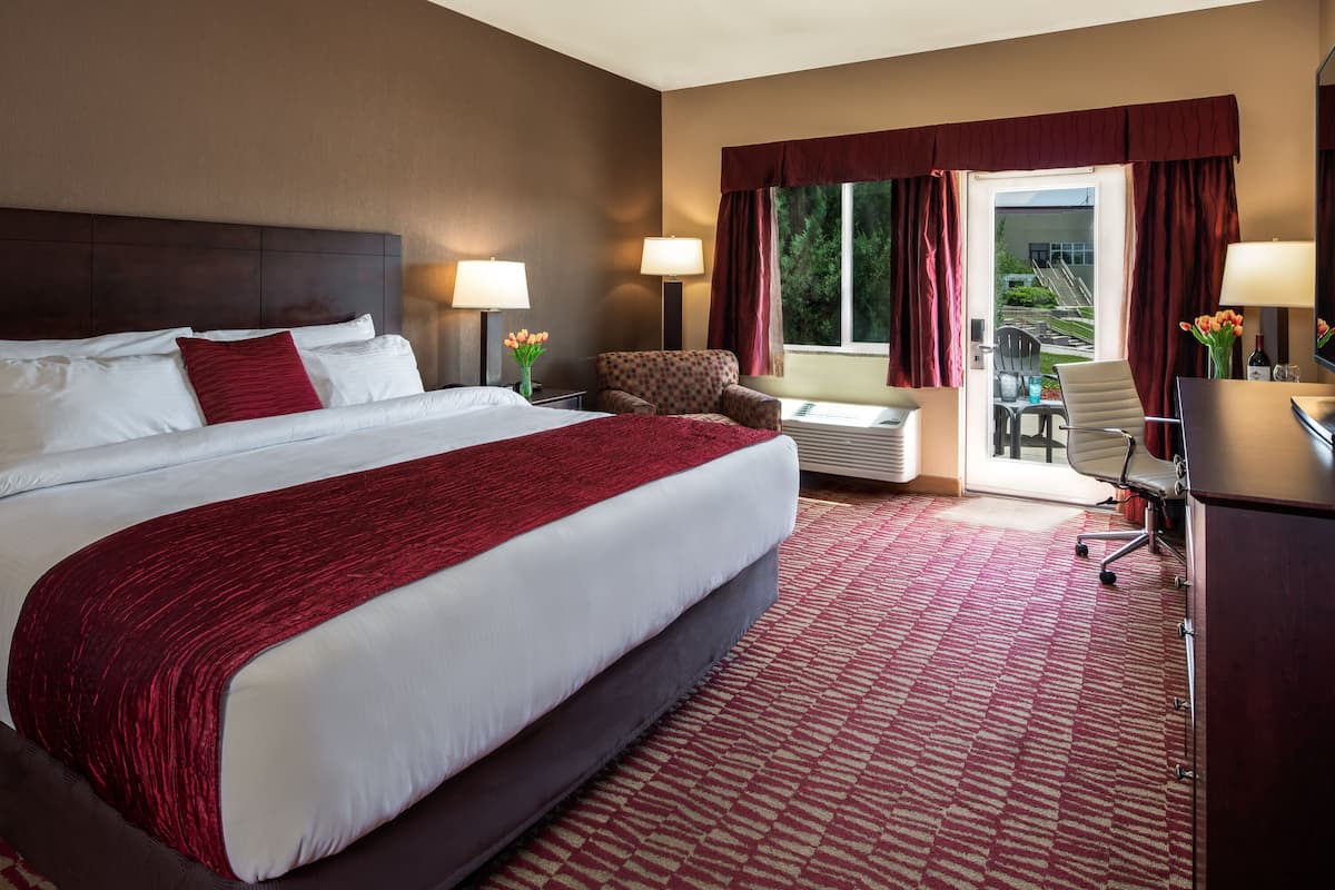 Premium bedding, blackout drapes, free WiFi, bed sheets
