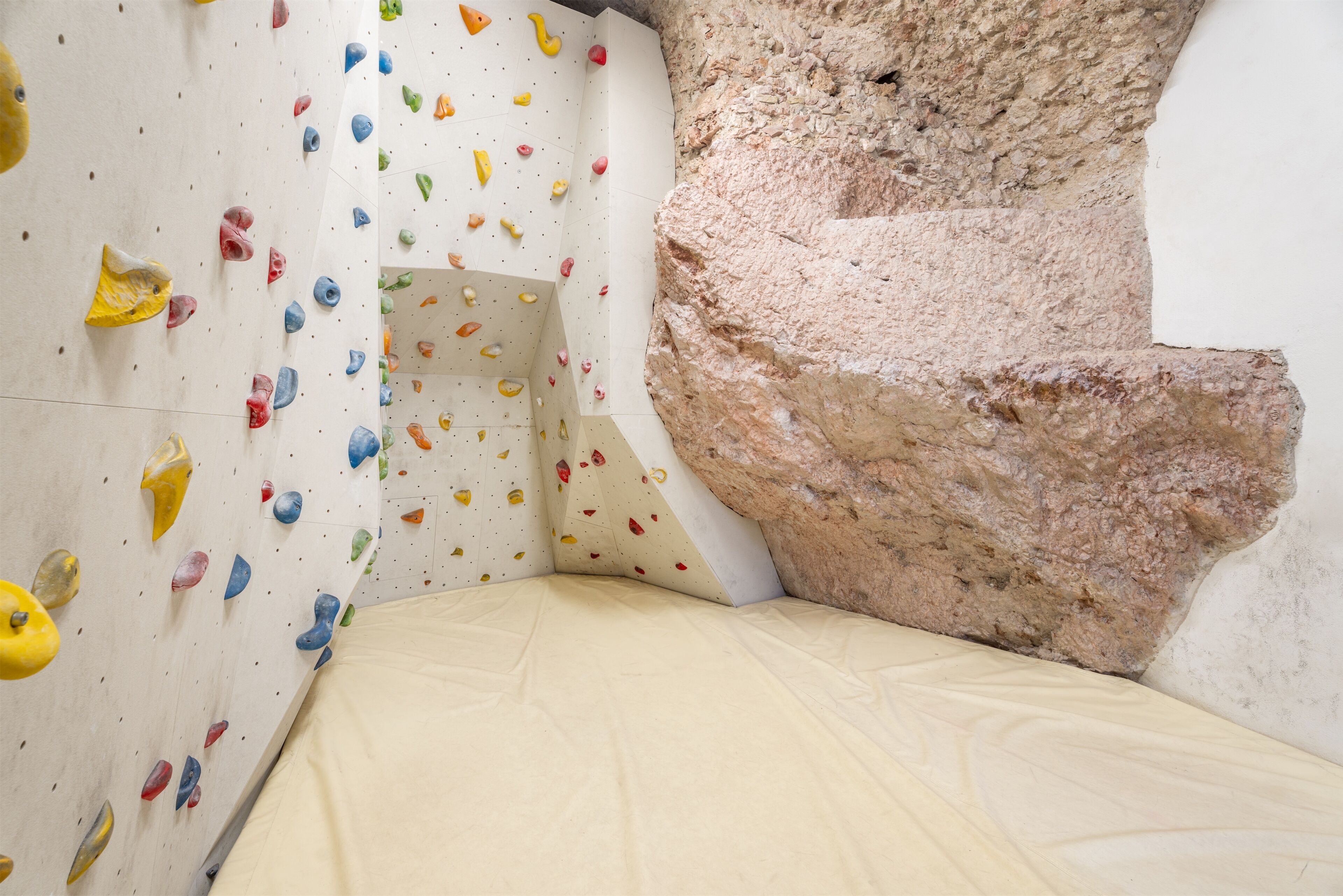 rock climbing wall – indoor